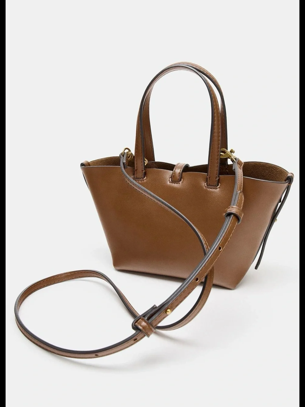 ZARA Mini Basket Shopper NWT ❗️